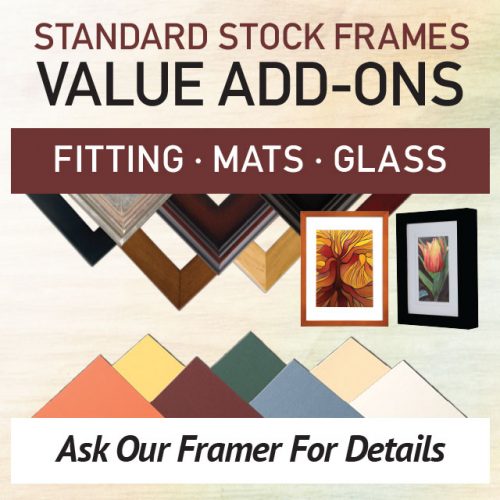 Value Add-Ons: Standard Stock Frames