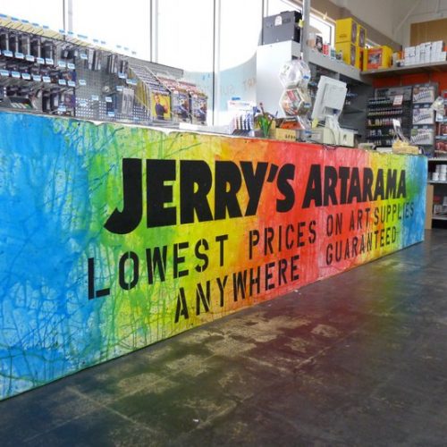 Large Mural at Jerry's Artarama Art Supply Store in Deerfiled Beach, FL