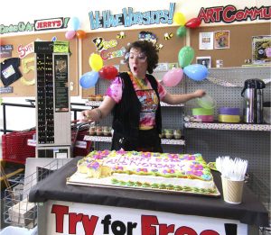 Raleigh Served Cake During Our 50th Anniversary Party