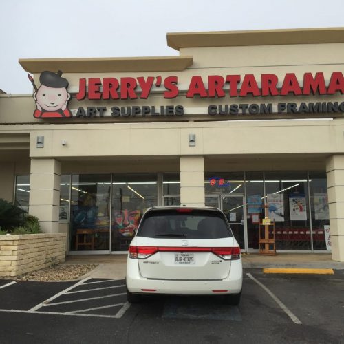 Exterior Picture of Jerry's Artarama Art Supply Store in San Antonio, TX