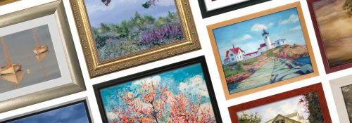 Custom-Framed Pictures with Multiple Images Shown in Collage